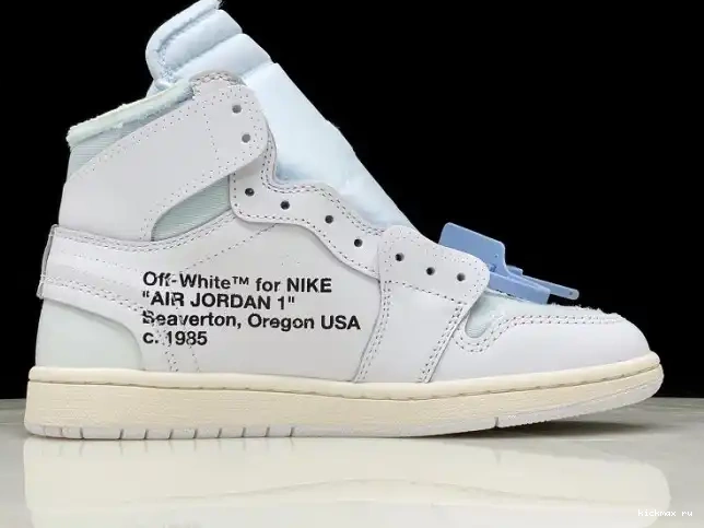 Rep Kickmax Jordan White Air Retro Off-White 1 AQ0818-100 High 0528
